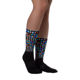 Inverted Ink Dots Socks