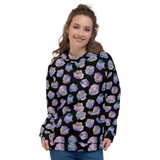 Black Crystal Cluster Unisex Hoodie
