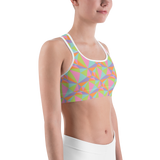 Pastel Prism Sports bra