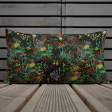 Midnight Mushrooms Rectangular Pillow