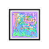 Opportunity to Grow Rainbow Framed Print