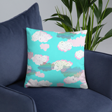Cloudy Daze Square Pillow