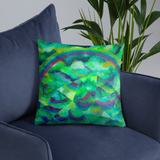 Mirrored Mountain Pillow