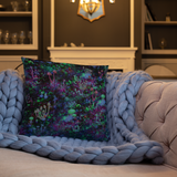 Space Shrooms Square Pillow