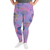 Crystal Clouds Plus Size Leggings