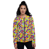 Disco Squares Bomber Jacket