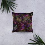 Sunset Shrooms Square Pillow
