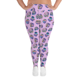 Pastel Crystal Cluster Plus Size Leggings