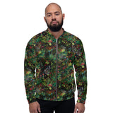 Midnight Mushrooms Bomber Jacket