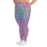Psychedelic Mess Plus Size Leggings