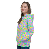 Pastel Psychedelic Square Hoodie