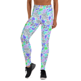 Electric Party Blues Yoga Leggings