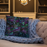 Space Shrooms Square Pillow