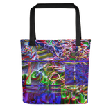 Alien Puke; Satellite Image Tote bag