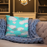 Cloudy Daze Square Pillow