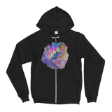 Crystal Cluster Unisex Zip Hoodie