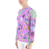 Bubblegum Garden Long Sleeve Shirt