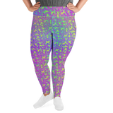 Psychedelic Mess Plus Size Leggings