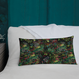 Midnight Mushrooms Rectangular Pillow