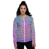 Psychedelic Mess Bomber Jacket