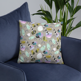 Sticks and Stones Square Pillow