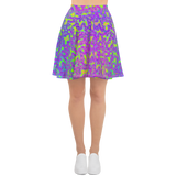 Psychedelic Mess Skater Skirt
