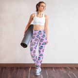 Pastel Crystal Cluster Yoga Leggings