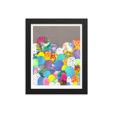 Gumdrops Mountaintops 4 Framed Print