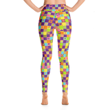Disco Squares Yoga Leggings