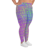 Psychedelic Mess Plus Size Leggings