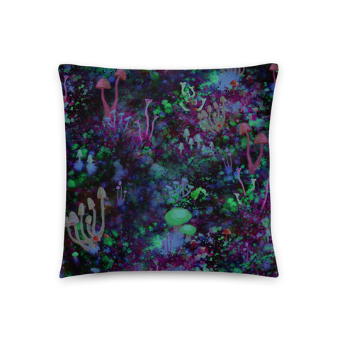 Space Shrooms Pillow