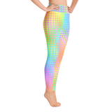 Rainbow Grid Yoga Leggings
