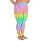 Rainbow Melt Plus Size Leggings