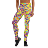 Disco Squares Yoga Leggings