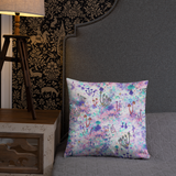 Fairy Fungus Square Pillow