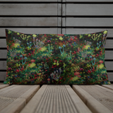 Midnight Mushrooms Rectangular Pillow