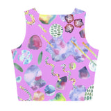 Bubblegum Garden Crop Top