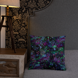 Space Shrooms Square Pillow