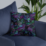 Space Shrooms Square Pillow