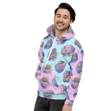 Crystal Cluster All-Over Unisex Hoodie