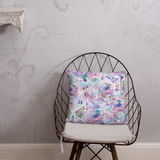 Fairy Fungus Square Pillow