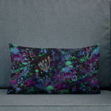 Midnight Mushrooms Rectangular Pillow