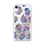 Crystal Cluster Liquid Glitter Phone Case