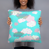 Cloudy Daze Square Pillow