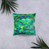Mirrored Mountain Pillow