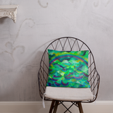 Mirrored Mountain Pillow