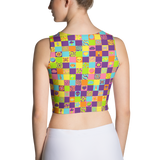Disco Squares Crop Top