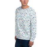 Blue Shrooms Unisex Sweatshirt