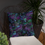 Space Shrooms Square Pillow