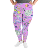 Bubblegum Garden Plus Size Leggings